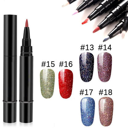 💅 Limited Time Buy 1 Get 1 Free! ✨One Step Nail Gel Pen🎨Free handheld mini UV nail lamp💡