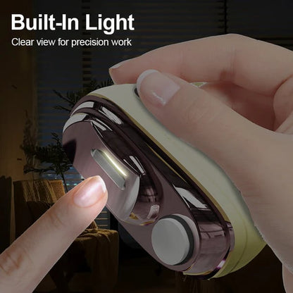 💗LAST DAY SALE 50% OFF⚡50K+ SOLD💕🌟2-in-1 Safe Electric Nail Clipper