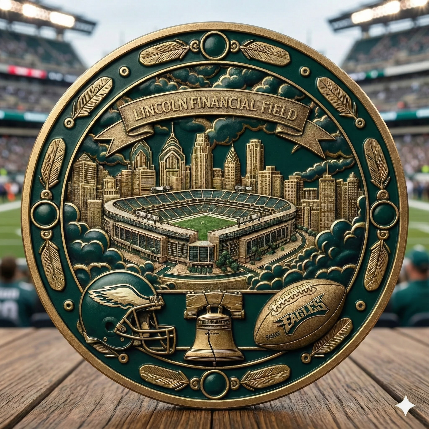 Philadelphia Eagles 93rd Anniversary Commemorative Coin - 1933–2026