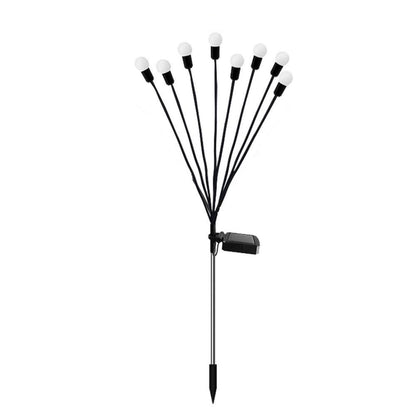 Solar Firefly Garden Lights - New Upgraded Solar Swaying Light 8 LED Starburst Solar Outdoor Lights Solar Firefly Lights Outdoor Waterproof Solar Garden Decorative Lights For Yard Patio Pathway, Pack Of 1 - RS6133