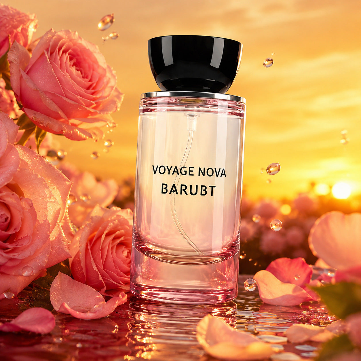 Voyage Nova Eau de Parfum for Women, Lychee Bergamot Ginger, Rose Peony Cocoa Blossom, Elegant Patchouli, Long Lasting Spring Fall Perfume, 50ml &1.7fl oz