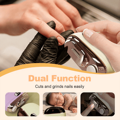 💗LAST DAY SALE 50% OFF⚡50K+ SOLD💕🌟2-in-1 Safe Electric Nail Clipper