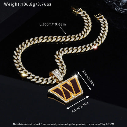 🔥 LAST DAY: Up to 50% OFF – NFL Team Pride Gem Chain Necklace