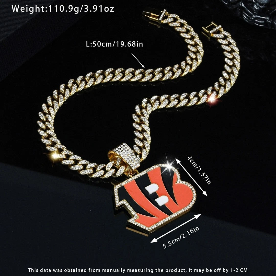 🔥 LAST DAY: Up to 50% OFF – NFL Team Pride Gem Chain Necklace