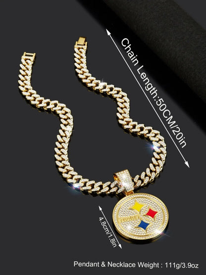 🔥 LAST DAY: Up to 50% OFF – NFL Team Pride Gem Chain Necklace